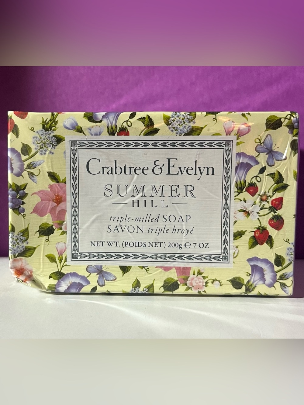 Crabtree & Evelyn Bar Soap 2 pack - Nantucket Briar & Summer Hill - Picture 2 of 4